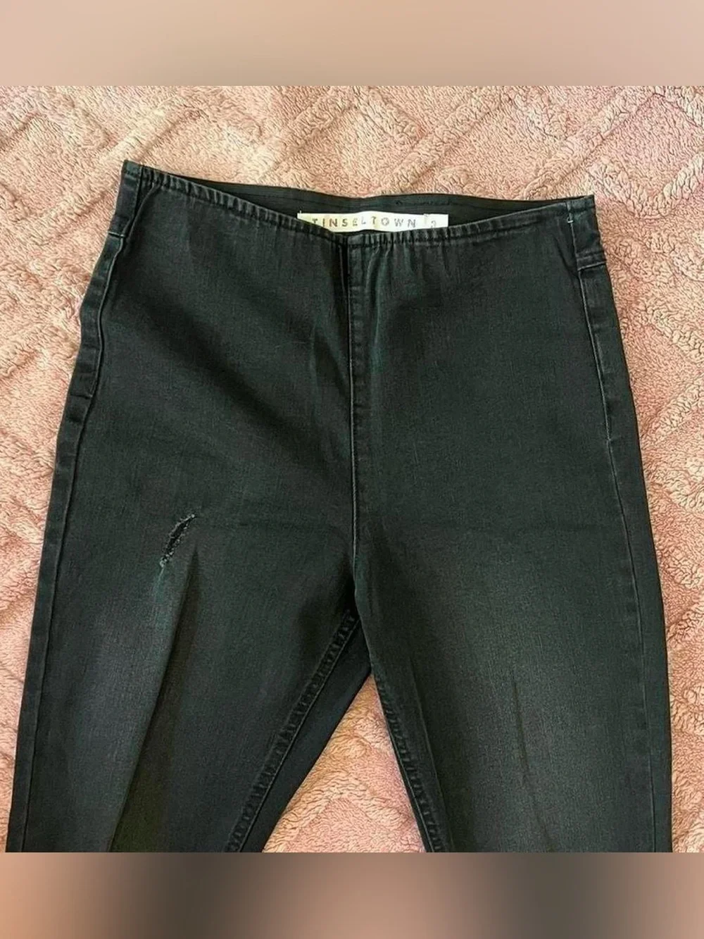Tinseltown flared high rise Wide leg jeans